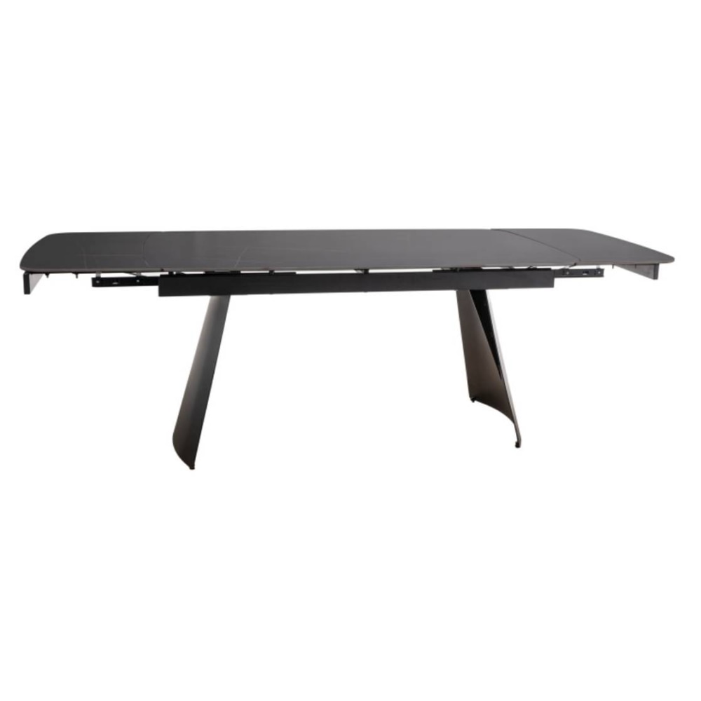 Стол BACARDI 160(240)*90 черный 160-240x90x77 см